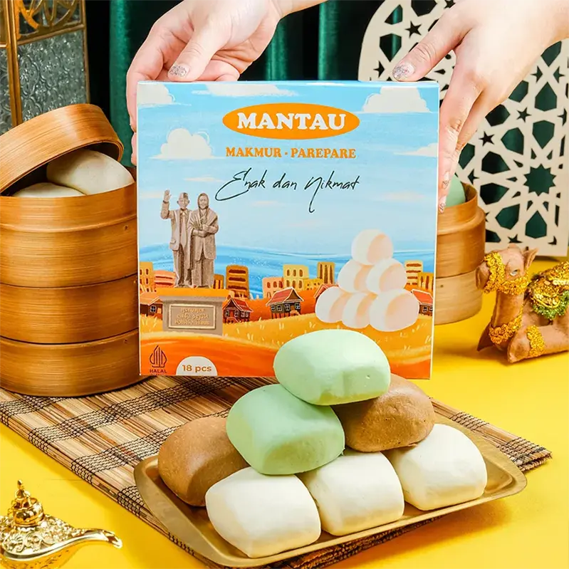 Kemasan dus Mantau Makmur Parepare